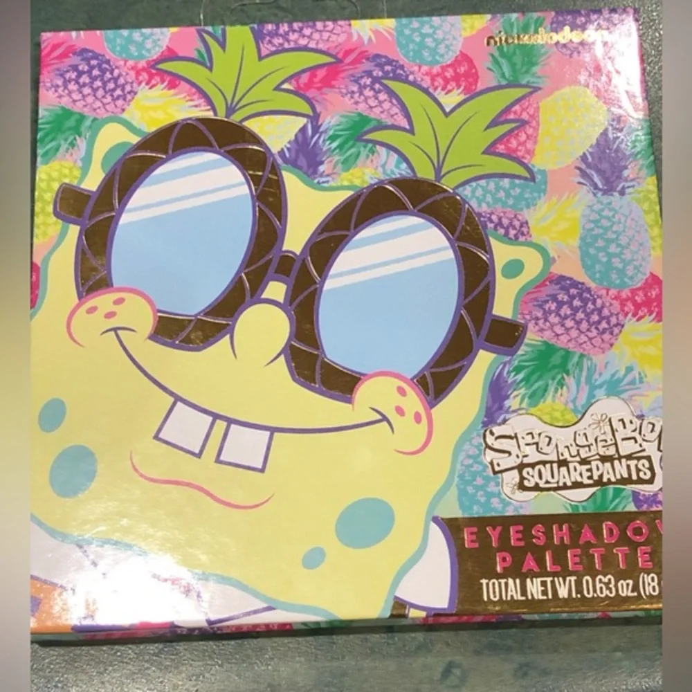 Nickelodeon Spongebob Squarepants 12quad tropics‎ themed eyeshadow palette new
